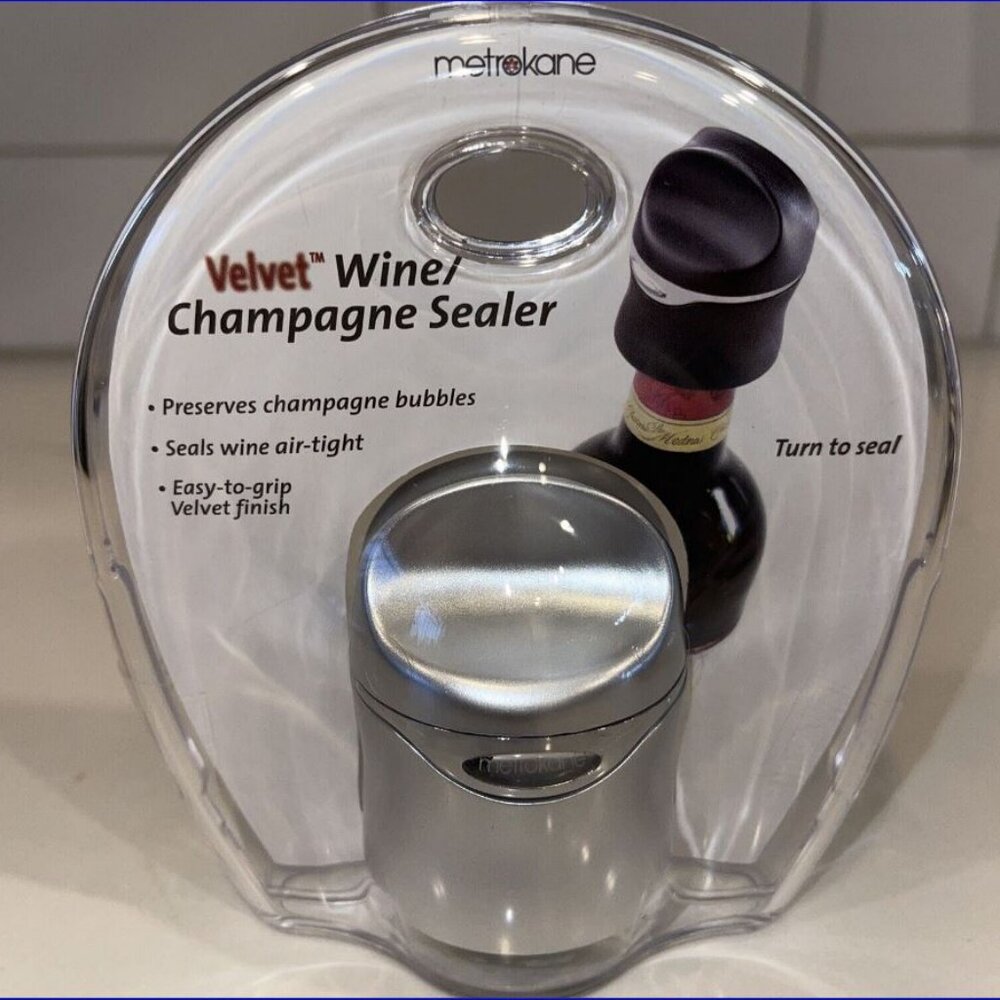 RABBIT by Metrokane Wine/Champagne Sealer - NWT/Sealed - Various Colors - Picture 3 of 15
